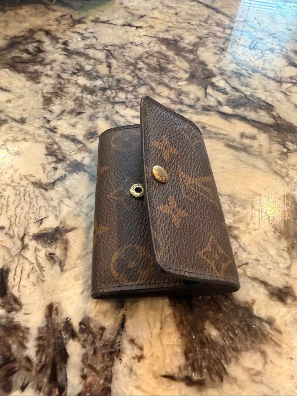 Louis Vuitton Monogram 6 Key Holder Key Case Brown
